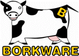 borkware logo (cow)